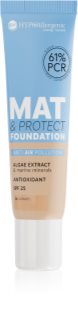 Bell Hypoallergenic Mat & Protect tartós matt alapozó SPF 25 árnyalat 06 Caramel 30 g
