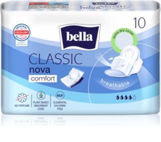 BELLA Nova Classic Comfort menštruačné vložky s krídelkami 10 ks