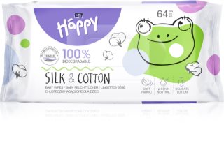 BELLA Baby Happy Silk & Cotton vlhčené obrúsky 64 ks