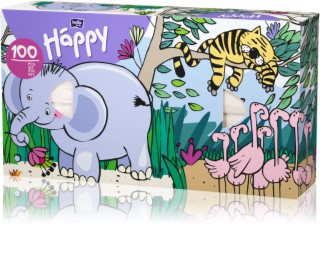 BELLA Baby Happy Paper Tissues papierové vreckovky 100 ks