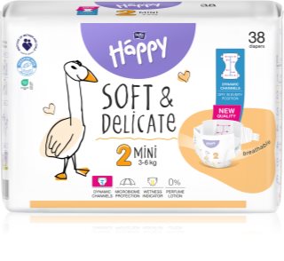 BELLA Baby Happy Soft&Delicate одноразові підгузки з часточками
