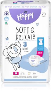 BELLA Baby Happy Soft&Delicate plenice za enkratno uporabo s kanalčki
