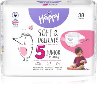 Bella Baby Happy Soft&Delicate Size 5 Junior ühekordsed mähkmed