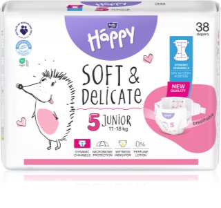 BELLA Baby Happy Soft&Delicate pañales desechables con canales
