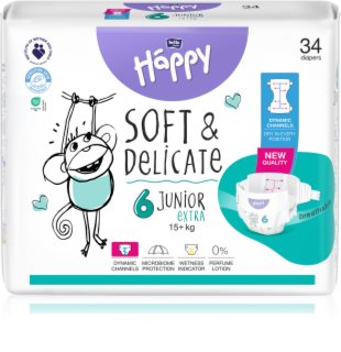 BELLA Baby Happy Soft&Delicate одноразові підгузки з часточками