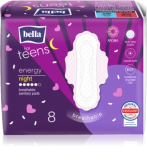 BELLA For Teens Energy Night vložky na noc 8 ks