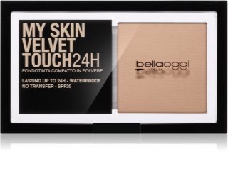 bellaoggi My Skin Velvet Touch 24H kompaktni puder u prahu SPF 20 nijansa 15C Natural Beige 9 g