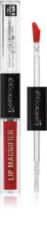 bellaoggi Lip Magnifier batôm e gloss de longa duração 2 em 1 tom Poppy Red 2.7 ml