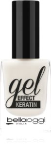 bellaoggi Gel Effect Keratin Nail Polish lakier do paznokci odcień White Angel 10 ml