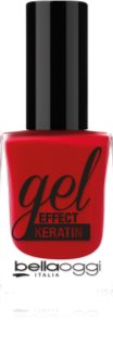 bellaoggi Gel Effect Keratin Nail Polish lakier do paznokci odcień Cherry Passion 10 ml