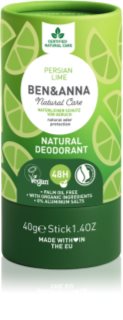 BEN&ANNA Natural Deodorant Persian Lime Zīmuļveida dezodorants 40 g