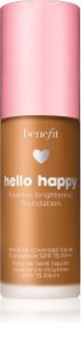 Benefit Hello Happy Flawless Brightening Foundation frissítő folyékony make-up SPF 15