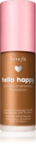 Benefit Hello Happy Flawless Brightening Foundation frissítő folyékony make-up SPF 15 árnyalat 09 Deep Neutral 30 ml