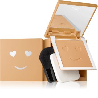 Benefit Hello Happy Velvet Powder Foundation компактна пудра цвят 6 Medium Warm 7 гр.
