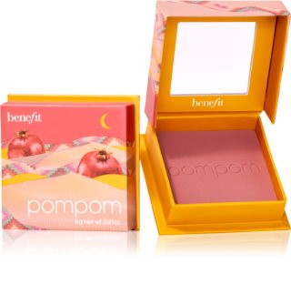 Benefit PomPom WANDERful World púderes arcpír árnyalat Pomegranate rose 6 g