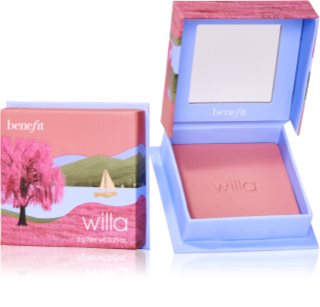 Benefit Willa WANDERful World púderes arcpír árnyalat Soft neutral-rose 6 g