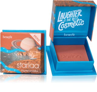 Benefit Starlaa WANDERful World Mini púderes arcpír árnyalat Rosy bronze 2,5 g