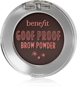 Benefit Goof Proof Brow Powder púder na obočie odtieň 5 Warm Black Brown 1,9 g