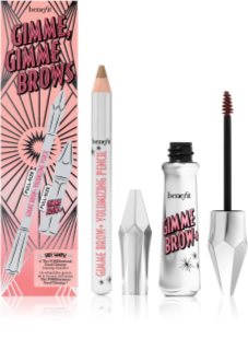 Benefit Gimme, Gimme Brows sada pre dokonalé obočie odtieň 4 Warm Deep Brown