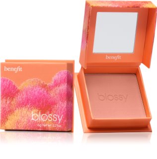 Benefit Blossy WANDERful World púderes arcpír árnyalat Warm Apricot 6 g