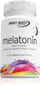 Best Body Nutrition Melatonin Kapseln zur Förderung von Schlaf und Regeneration 120 TABL