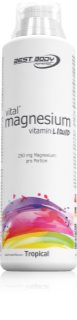 Best Body Nutrition Magnesium Vitamin Liquid boisson au complexe multivitaminé saveur Tropical 500 ml