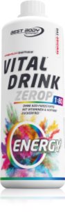 Best Body Nutrition Vital Drink Zerop sirop sans sucres saveur Energy 1000 ml