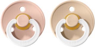 BIBS Colour Natural Rubber Size 1: 0+ months dudlík