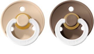 BIBS Colour Natural Rubber Size 2: 6+ months dudlík