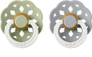 BIBS Boheme Natural Rubber Night Size 1: 0+ months cumi Sage / Cloud 22 db