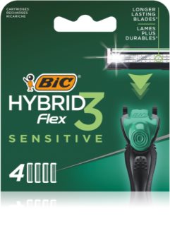 BIC FLEX3 Hybrid Sensitive náhradné žiletky 4 ks