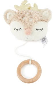 Bieco Musical Toy Fawn Ella legetøj med kontraster til ophæng med melodi 0 m+ 1 stk.