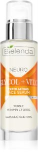 Bielenda Neuro Glicol + Vit. C sérum de noche rejuvenecedor con efecto exfoliante 30 ml