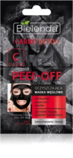 Bielenda Carbo Detox Active Carbon máscara facial peel-off com carvão ativo para pele oleosa e mista 2 x 6 g