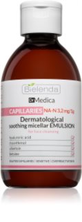 Bielenda Dr Medica Capillaries заспокоююча міцелярна вода для шкіри зі схильністю до почервоніння 250 мл