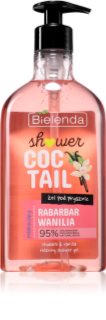 Bielenda Shower Coctail Rhubarb + Vanilla Lõõgastav dušigeel 400 ml