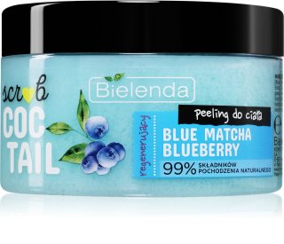 Bielenda Coctail Scrub Blue Matcha + Blueberry gommage corps effet régénérant 350 g