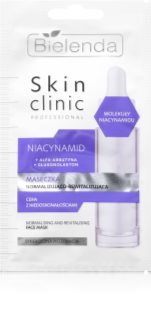 Bielenda Skin Clinic Professional Niacinamide rewitalizacyjna maska na noc wspomagająca odnowę skóry do skóry z problemami 8 g