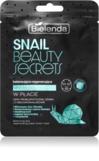 Bielenda Snail Beauty Secrets Taastav mask probleemsele nahale, akne vastu 1 tk