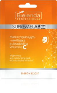 Bielenda Professional Supremelab Energy Boost masque tissu éclat à la vitamine C 1 pcs