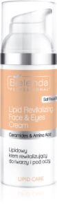 Bielenda Professional Lipid Care Revitalizing Face & Eyes Cream crema rivitalizzante per viso e contorno occhi 50 ml