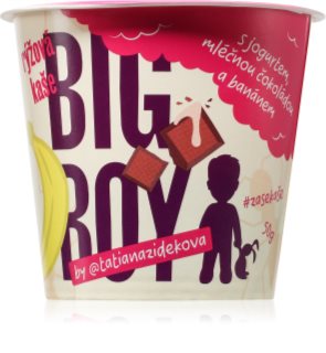 Big Boy Rice Porridge with Yogurt by @tatianazidekova ryžová kaša s čokoládou 50 g