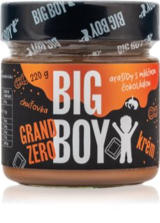 Big Boy Grand Zero Peanuts and Milk Chocolate orechová nátierka s čokoládou 220 g