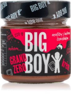 Big Boy Grand Zero Arašidy s horkou čokoládou orechová nátierka s čokoládou 220 g