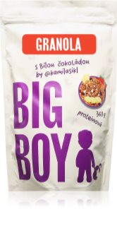 Big Boy Proteinová granola s bílou čokoládou by @kamilasikl granola s čokoládou 360 g