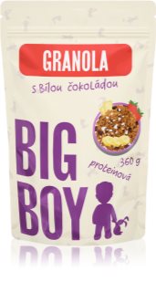 Big Boy Proteinová granola s bílou čokoládou granola s čokoládou 360 g