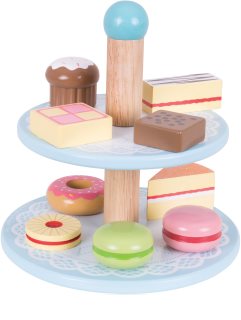 Bigjigs Toys Cake Stand conjunto de brinquedos 3y+ 9 un.