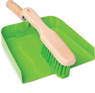 Bigjigs Toys Dustpan and Brush atividades para brincar 3y+ 2 un.