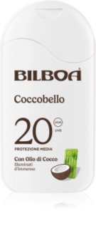 Bilboa Coccobello Latte leite solar com óleo de coco SPF 20 200 ml