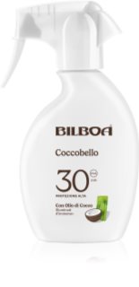 Bilboa Coccobello Trigger spray bronceador con aceite de coco SPF 30 250 ml